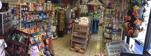 gift shop with snacks and souvenirs