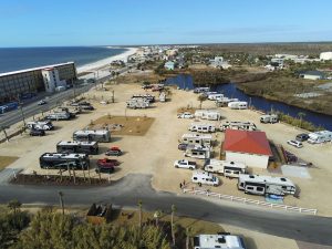 Aerial image of El Governor RV Park.